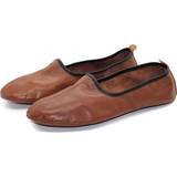 Gummi Mockasiner Akdam Traditional Baby Shoes Moccasins - Brown