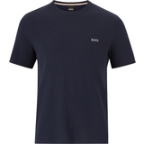 Hugo Boss Herr - Polyester T-shirts Hugo Boss Waffle T-shirt - Dark Blue