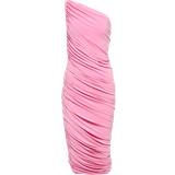Dam - Enaxlad / Enärmad Klänningar Norma Kamali Diana Dress To Knee - Candy Pink