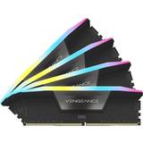 128 GB - DDR5 - Svarta RAM minnen Corsair Vengeance RGB Black DDR5 5600MHz 4x32GB (CMH128GX5M4B5600C40)