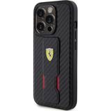 Ferrari Mobilskal Ferrari iPhone 15 Pro Max Skal Grip Stand Function Svart
