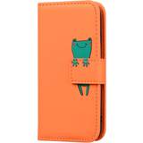 Orange Plånboksfodral MAULUND Samsung Galaxy A54 5G Plånboksfodral med Rem Ståfunktion Korthållare Orange Frö