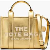 Skinn Väskor Marc Jacobs The Metallic Leather Small Tote Bag in Gold