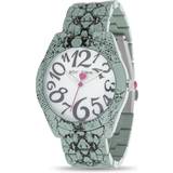 Betsey Johnson – Time Skating Wristwatch, 3 Hand Movement: BJW015M3, Size One Size, Green