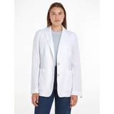 12 Kavajer Tommy Hilfiger Lightweight Single Breasted Blazer TH OPTIC WHITE