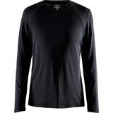 Dam T-shirts Craft Sportswear ADV Essence LS Tee W - Black