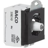 Baco BA333EAWL10 Kontaktelement, LED-Element mit Befestigungsadapter 1 Schließer Weiß tastend 24 V 1 St