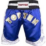 Top Ten MMA-handskar Kampsport Top Ten Kick Light Kickboxshorts Blue White Größe