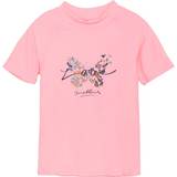 Color Kids Flickor UV-kläder Color Kids Kid's Swim Love Matters Print T-shirt - Salmon Rose
