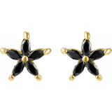 Bud to rose Smycken Bud to rose Ivy Crystal Earring, Black/Gold