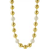 Bud to rose Halsband Bud to rose Eclipse Short Necklace, Ivory/Gold