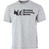 Marmot T-shirts & Linnen Marmot Mountain Works Short Sleeve T-shirt Grey Man