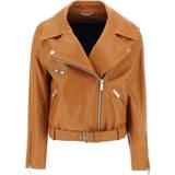 Versace Dam Ytterkläder Versace Biker Jacket In Leather