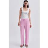 Second Female Dam Byxor Second Female Evie Classic Trousers Pink