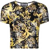 Versace Dam T-shirts Versace T-Shirt JEANS COUTURE Woman colour Black