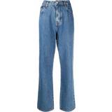 Philipp Plein Byxor & Shorts Philipp Plein Iconic loose fit jeans women Cotton/Cotton/Polyester Blue