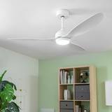 InnovaGoods Taklampor InnovaGoods LED Fan with 3 Flaled Ceiling Flush Light