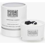 Ljusstakar, Ljus & Doft Psychic Sisters Black Tourmaline Crystal Scented Candle