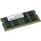 RAM minnen Mtxtec RAM Arbeitsspeicher 266 MHz, DDR-RAM, SO-DIMM RAM