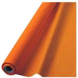 Amscan Bordsdekorationer Amscan Plastic Tablecover Roll Orange Peel