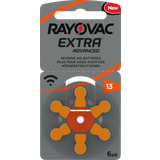 Batterier - Orange Batterier & Laddbart Rayovac Extra Advanced 13 6-pack