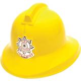 Firefighters - Gul Huvudbonader Bristol Novelty Plastic Fireman Helmet