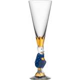 Gunnar Cyrén Champagneglas Orrefors Nobel The Sparkling Devil Blue Champagneglas 19cl