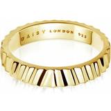 Daisy Ringar Daisy Estee Lalonde Sunburst Chunky Stacking 18ct Gold Plated Ring ELS