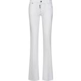 DSquared2 Dam Byxor & Shorts DSquared2 Jeans Woman colour White