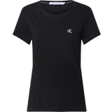 Dam - Ekologiskt material T-shirts Calvin Klein Slim Organic Cotton T-shirt - Black