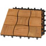 Utomhusgolv Strand Stainless Teak Plate I 23922 Outdoor Flooring