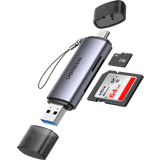 Minneskortsläsare Ugreen 2 in 1 USB C OTG Card Reader (50706)
