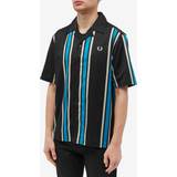 Fred Perry Skjortor Fred Perry Men's Stripe Vacation Shirt Black/Blue