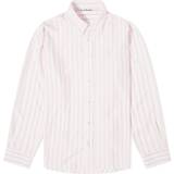 Acne Studios Skjortor Acne Studios Men's Sandrok Matt Stripe Shirt Pink/White
