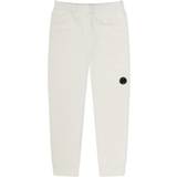 C.P. Company Byxor & Shorts C.P. Company Men's Diagonal Fleece Cargo Track Pants Gauze White