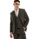 Bruna - Herr Kostymer ASOS DESIGN Slim Fit Pinstripe Suit Jacket