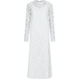 Dam - Långa klänningar - Lös Neo Noir Mary Lace Dress - White