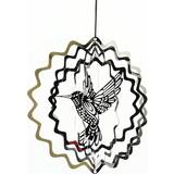 Stål Trädgårdsprydnader Shein 3D Hummingbird Spinning Wind Chime Pendant