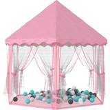 Plastleksaker - Prinsessor Utomhusleksaker vidaXL Princess Play Tent with 250 Balls
