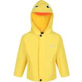 Gula Regnjackor Barnkläder Regatta Kid's Animal Print Waterproof Jacket - Bright Yellow Duck