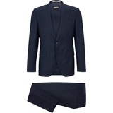 Kostymer Hugo Boss H-Huge Slim Fit Suit - Dark Blue
