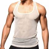 Andrew Christian T-shirts & Linnen Andrew Christian Unleashed Mesh Tank Top Nude