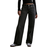 Skinnjackor Kläder Levi's Superlow Jeans - Mic Dropped/Black
