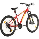 Hybridcyklar - Unisex vidaXL Mountain Bike - Red Unisex