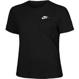 Nike Bomull - Dam T-shirts Nike Sportswear Club Essentials T-shirt - Black/White