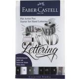 Faber-Castell Penselpennor Faber-Castell Pitt Artist Pen Starter Set Hand Lettering 8-pack