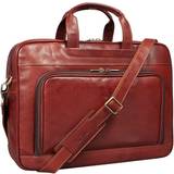 Tony Perotti Bruna Väskor Tony Perotti 2 Compartment Laptop Bag 15" - Dark Brown