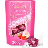 Lindt Lindor Strawberries Cream Chocolate Truffles 200g 1pack