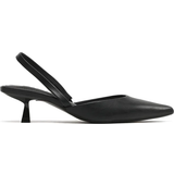Polyester Sandaler Only Pointed Toe Strap - Black