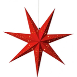 Konstsmide Julstjärnor Konstsmide Velvet Red Julstjärna 78cm